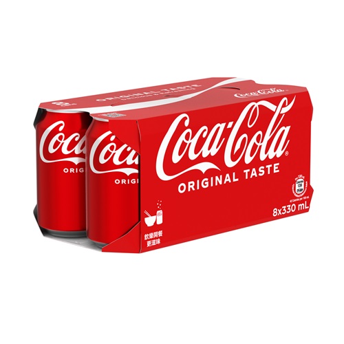 Coca-Cola Can 330ml 8P
